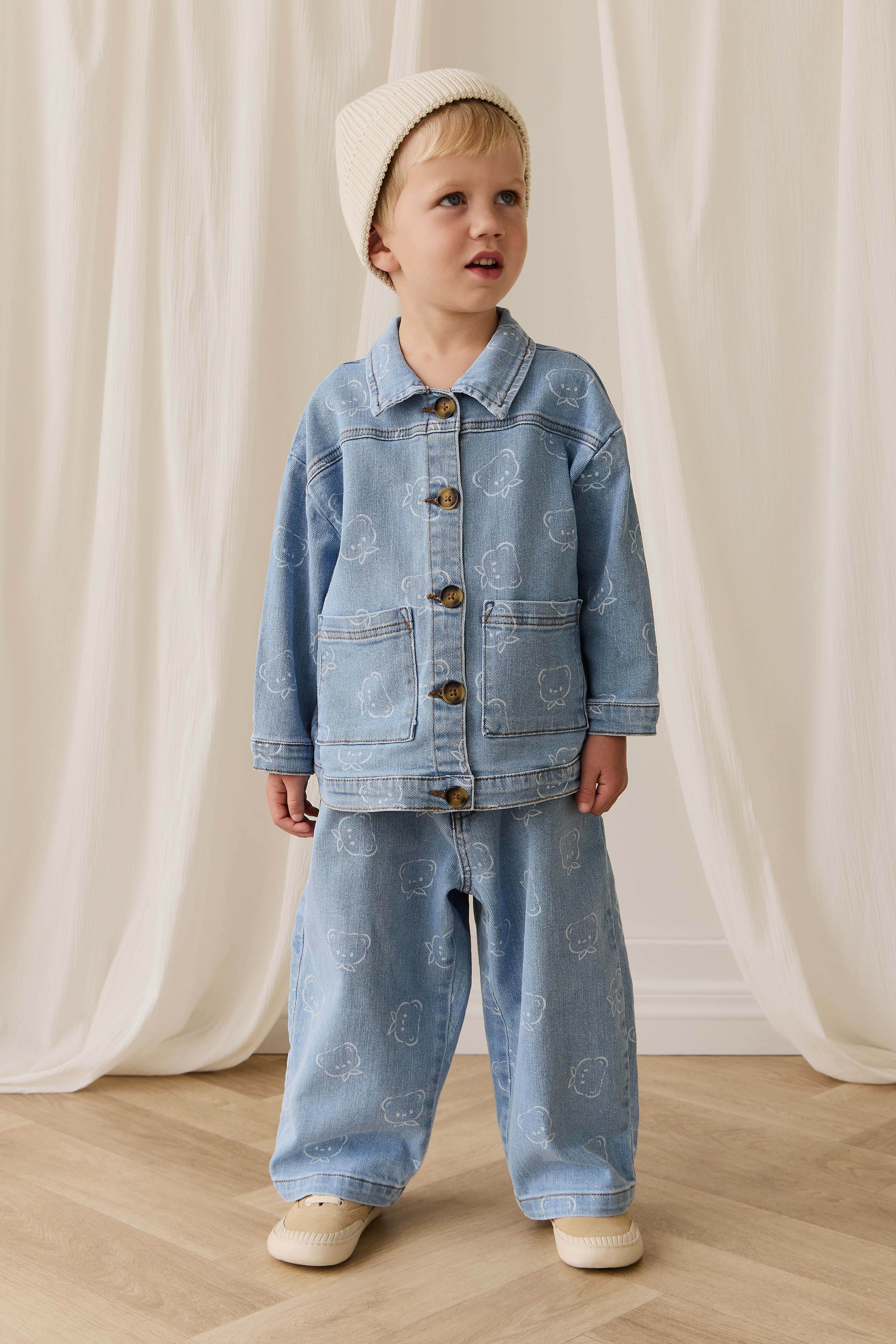 Abel Pant - Bowie Bear Denim - Image 5