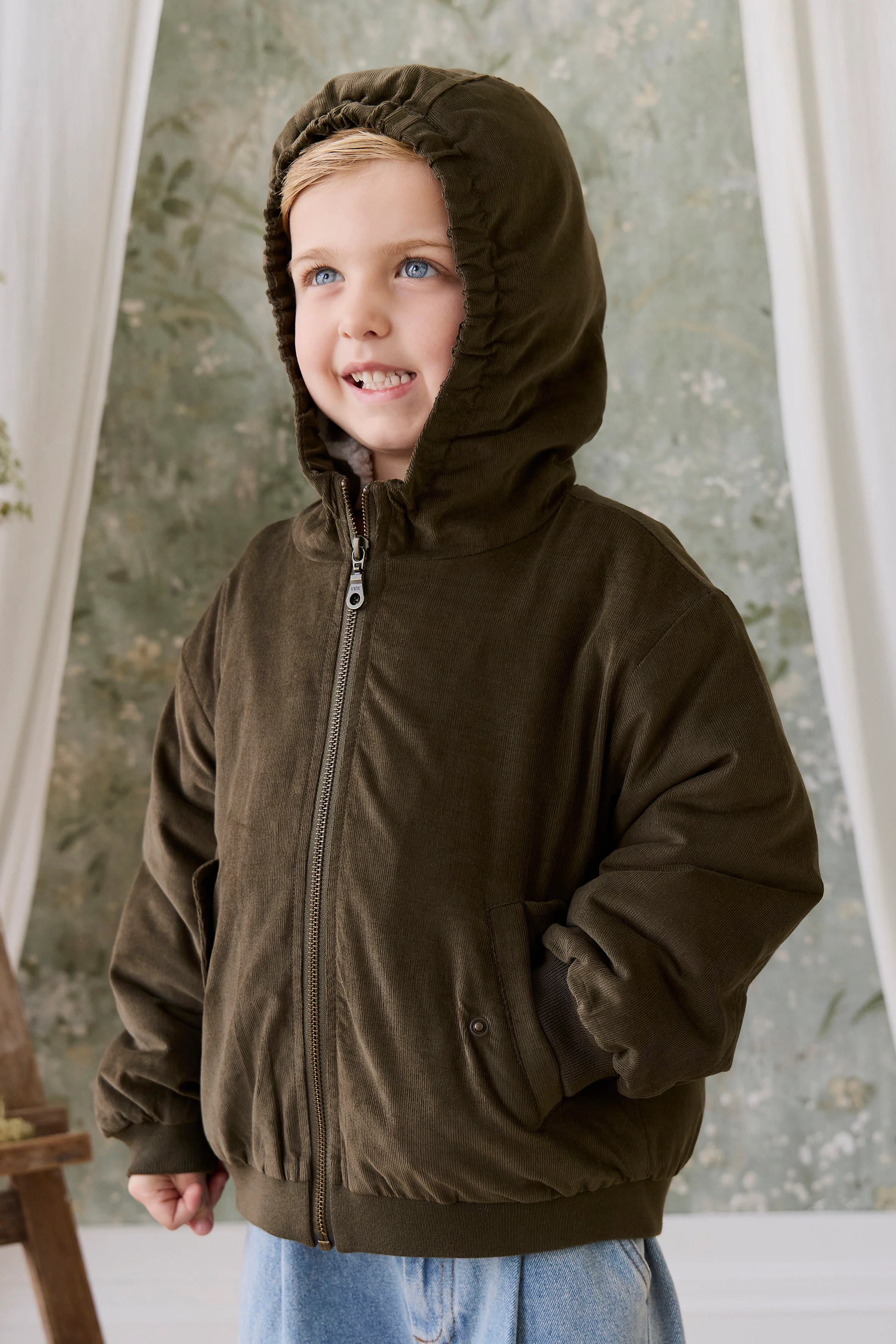 Alastair Jacket - Deep Olive - Image 7