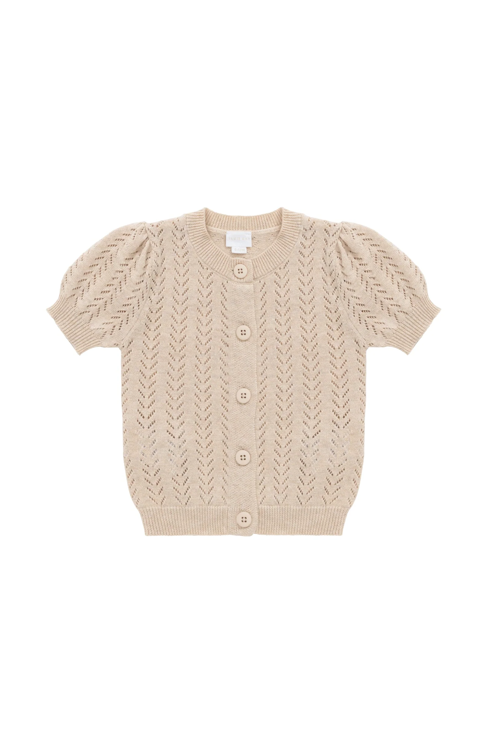 Aria Knitted Top - Oatmeal Marle - Image 2