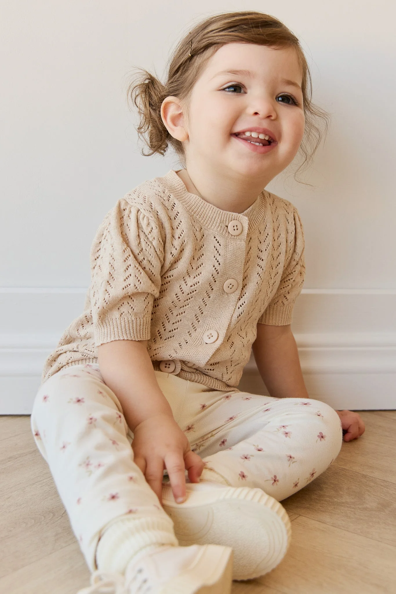 Aria Knitted Top - Oatmeal Marle - Image 4