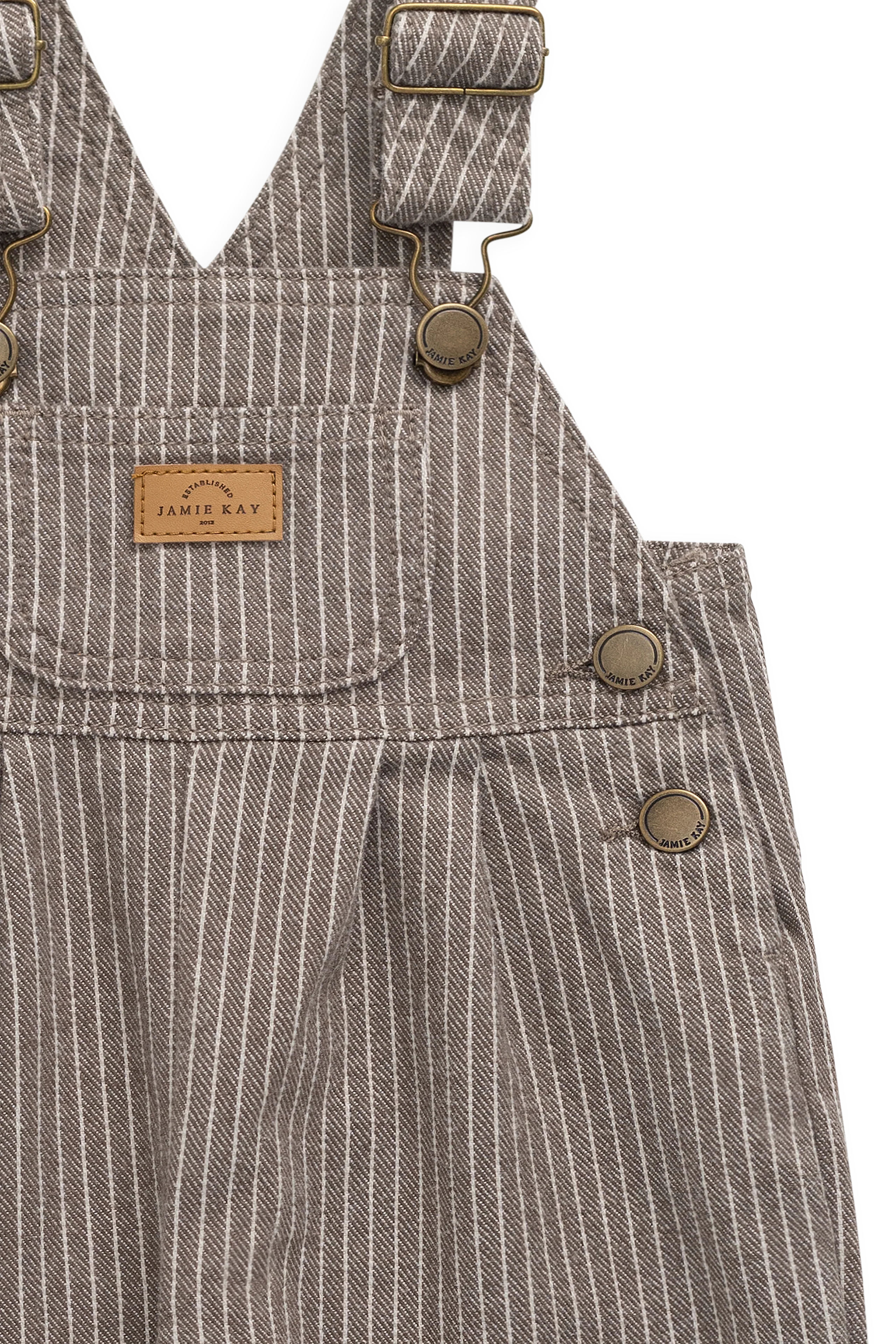 Blair Overall - Mini Pinstripe Cassava / Iroko - Image 7
