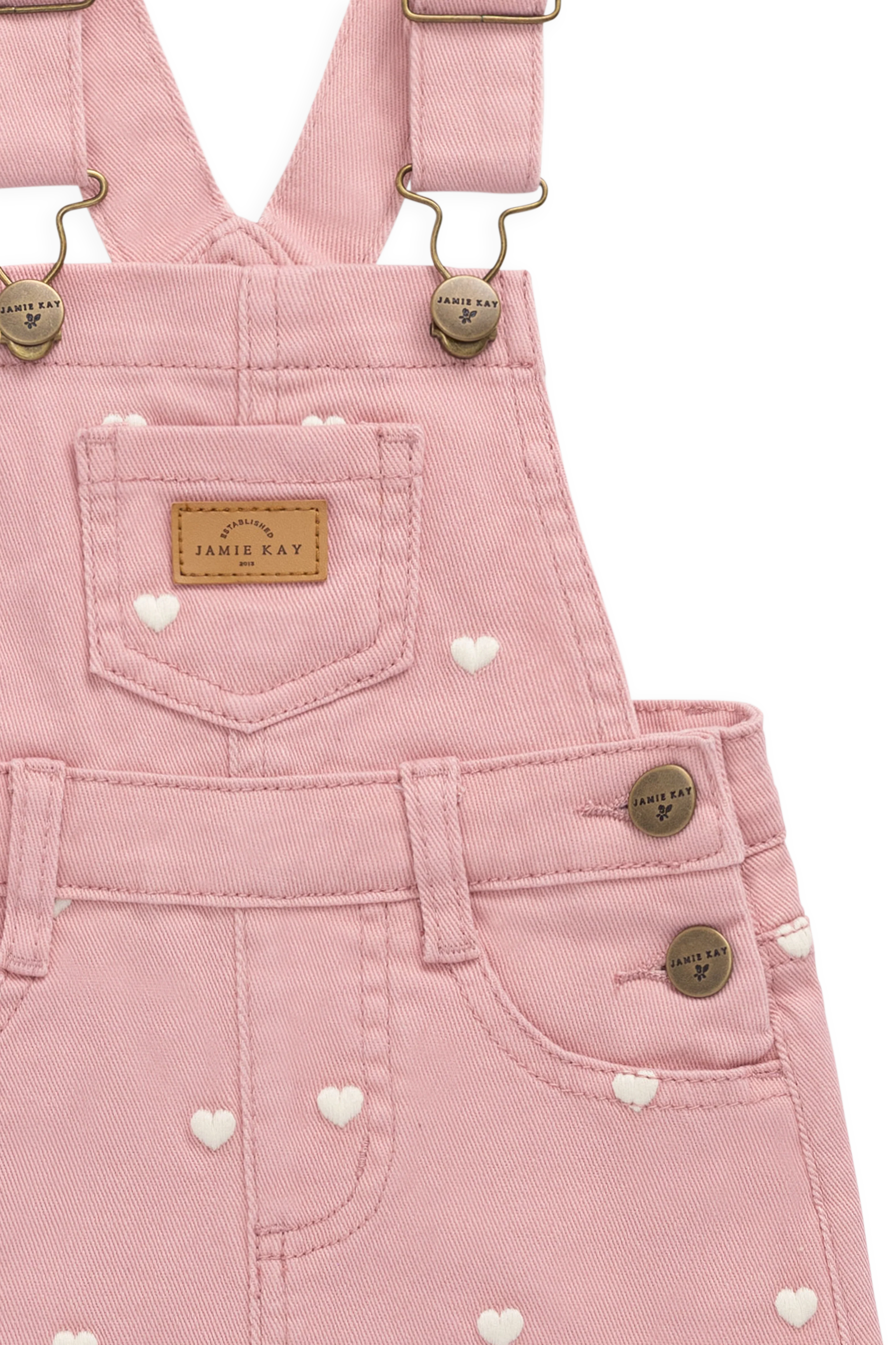 Classic Overall Dress - Petite Heart Rose - Image 7