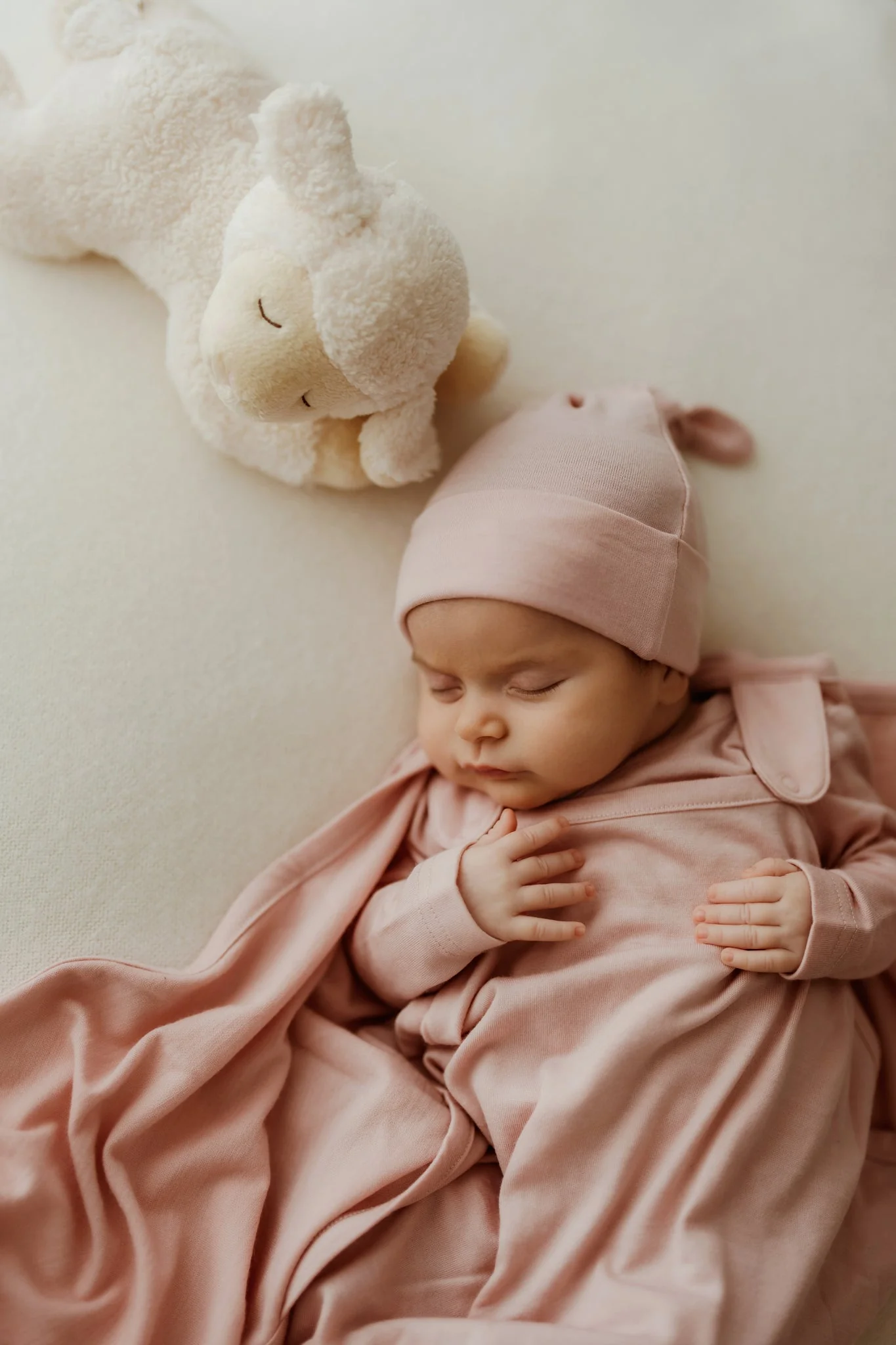 Cocooi Merino Babywrap - Cloud Pink - Image 3