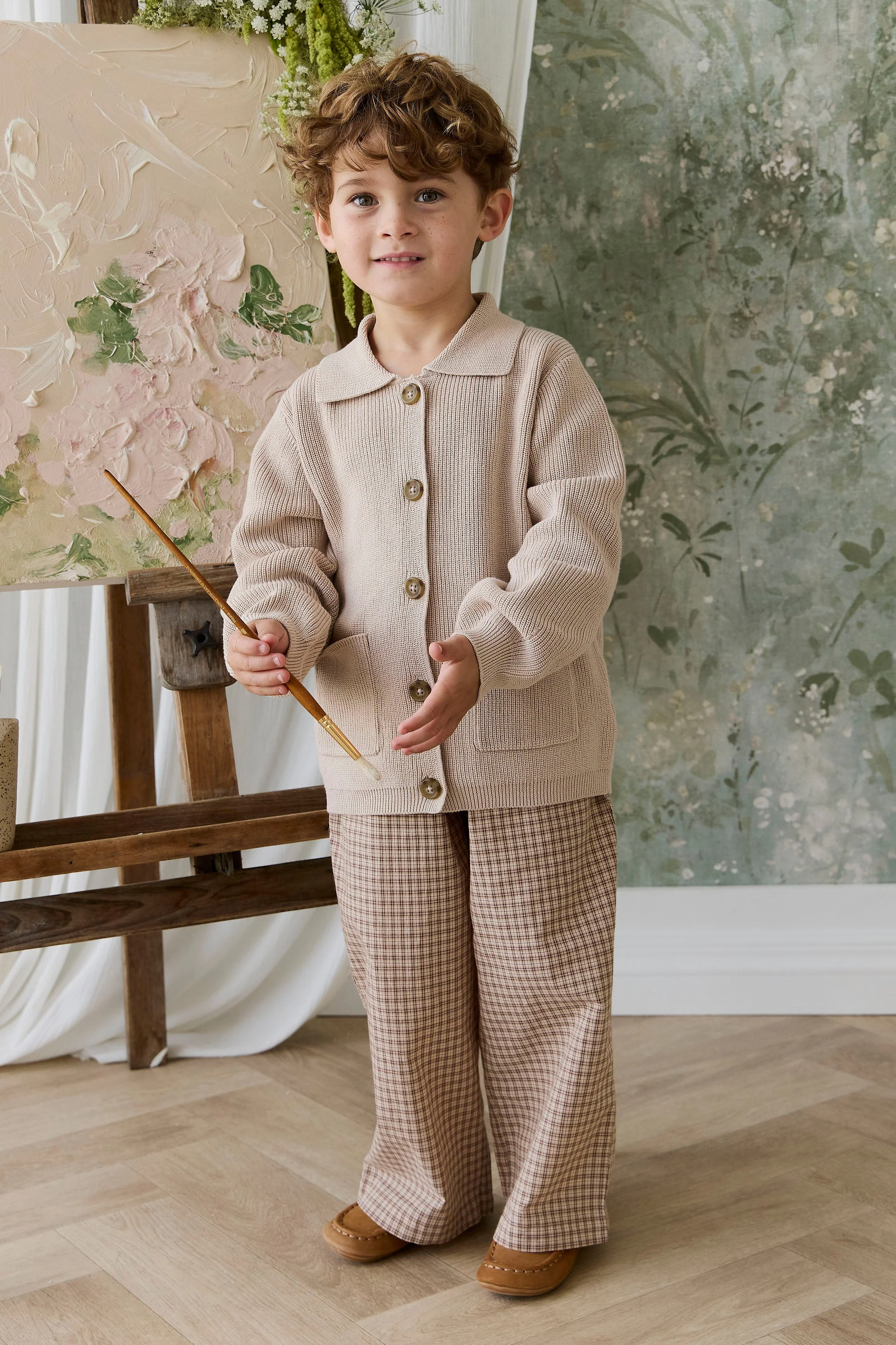 Ford Knit Jacket - Sand - Image 4