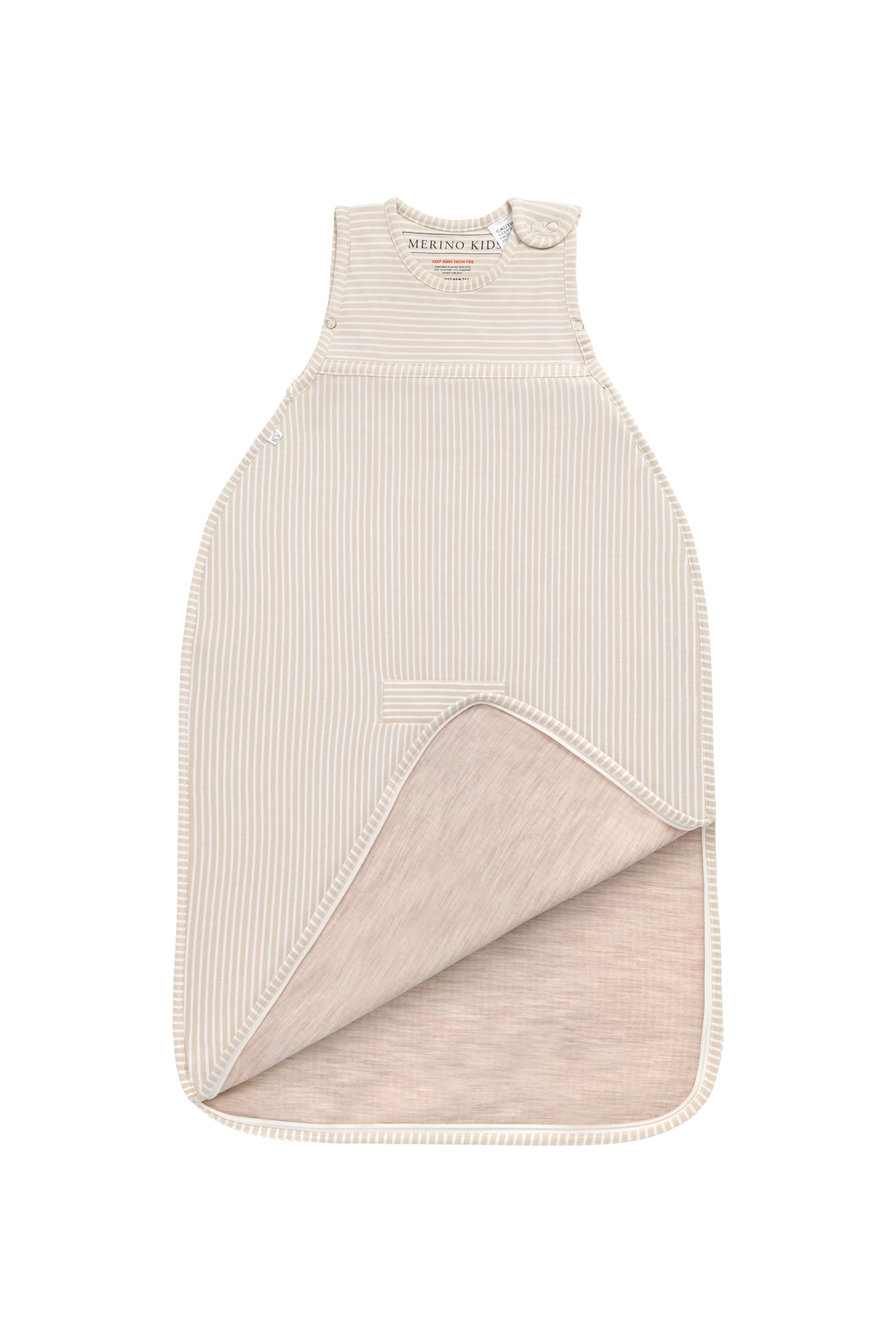 Merino Kids Go Go Bag All Season Merino - Sandstone Stripe - Image 8