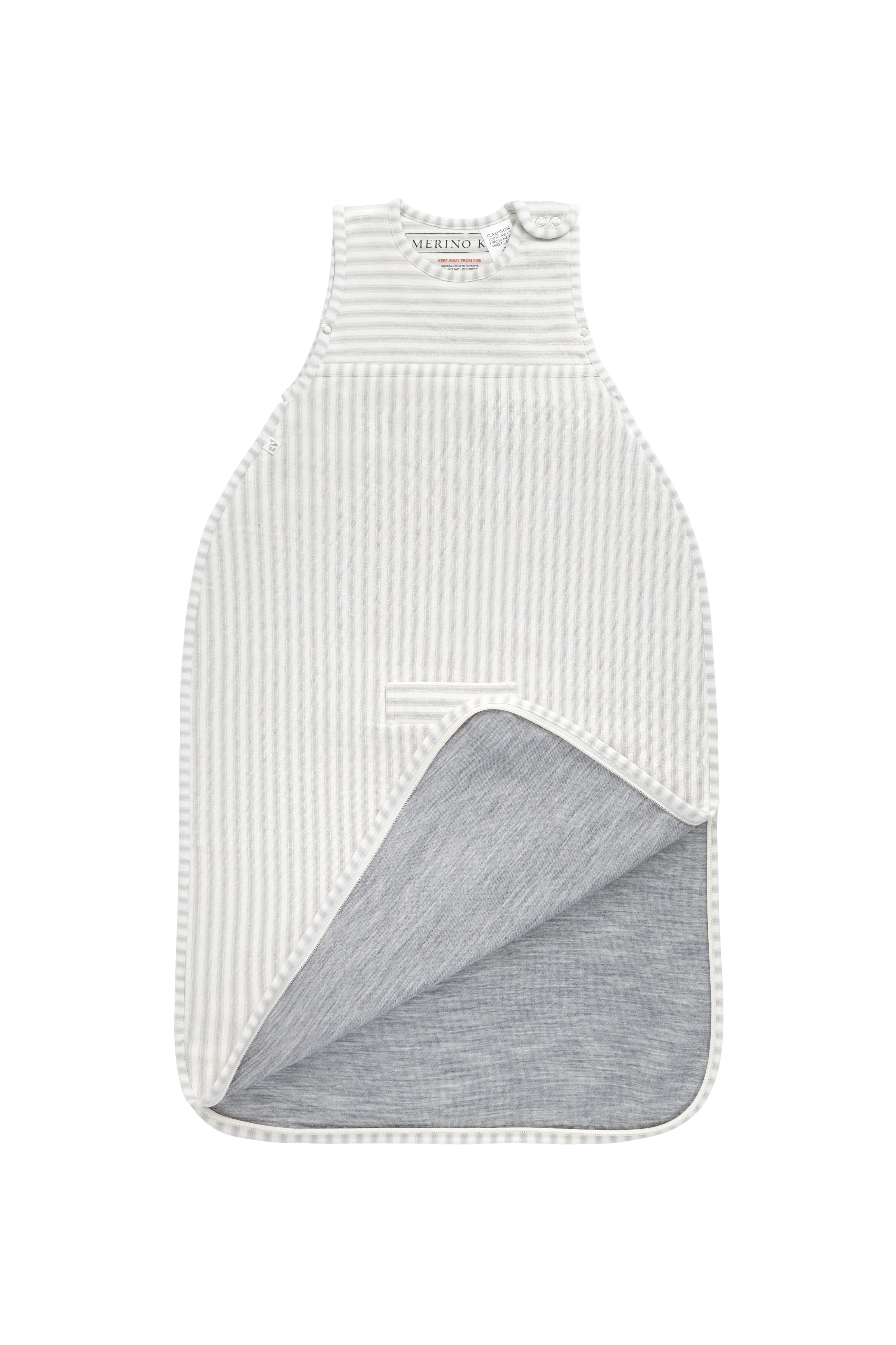 Merino Kids Go Go Bag - Duvet - Variegated Stripe Mist - Image 8