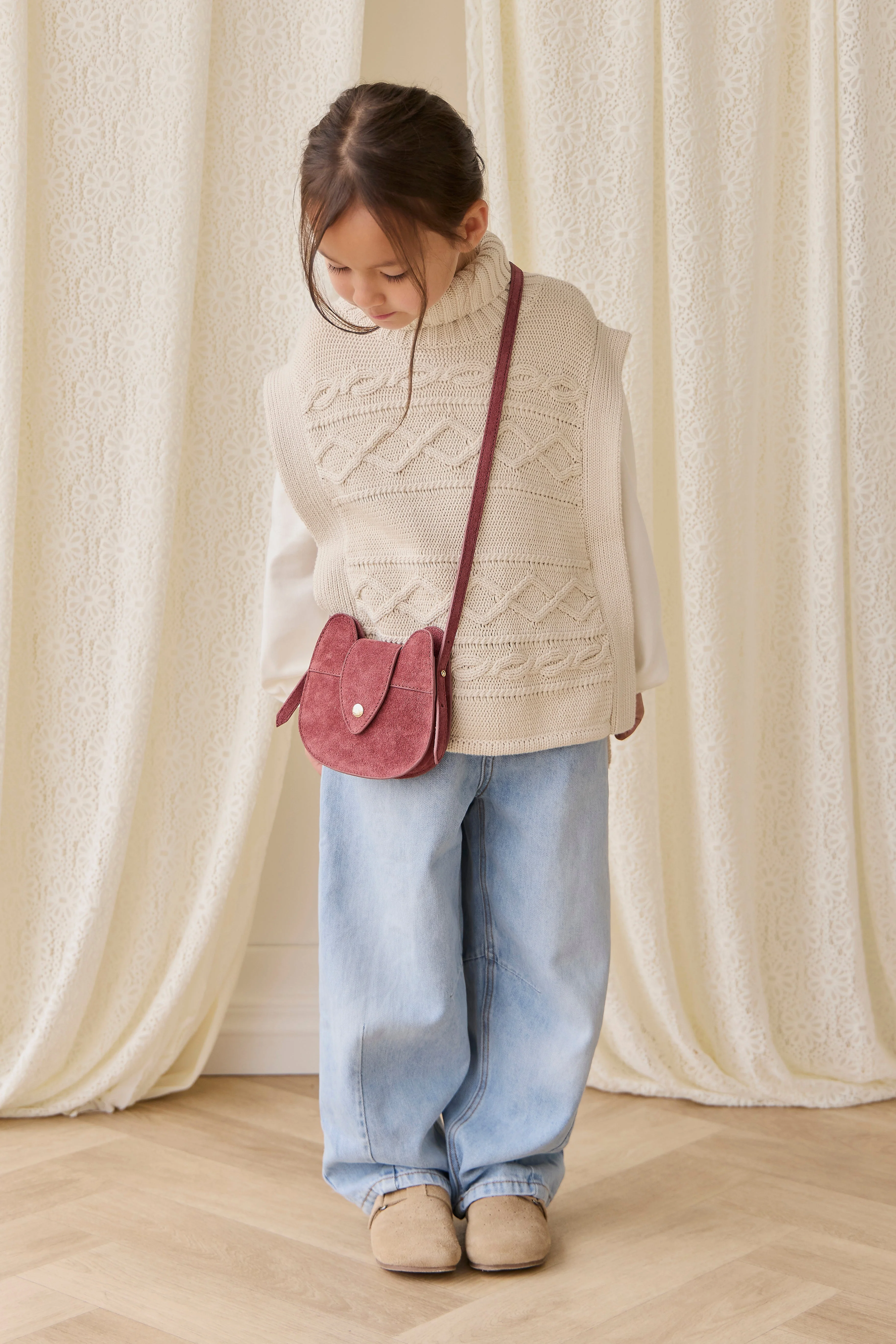 Kitty Shoulder Bag - Plum Pink - Image 3