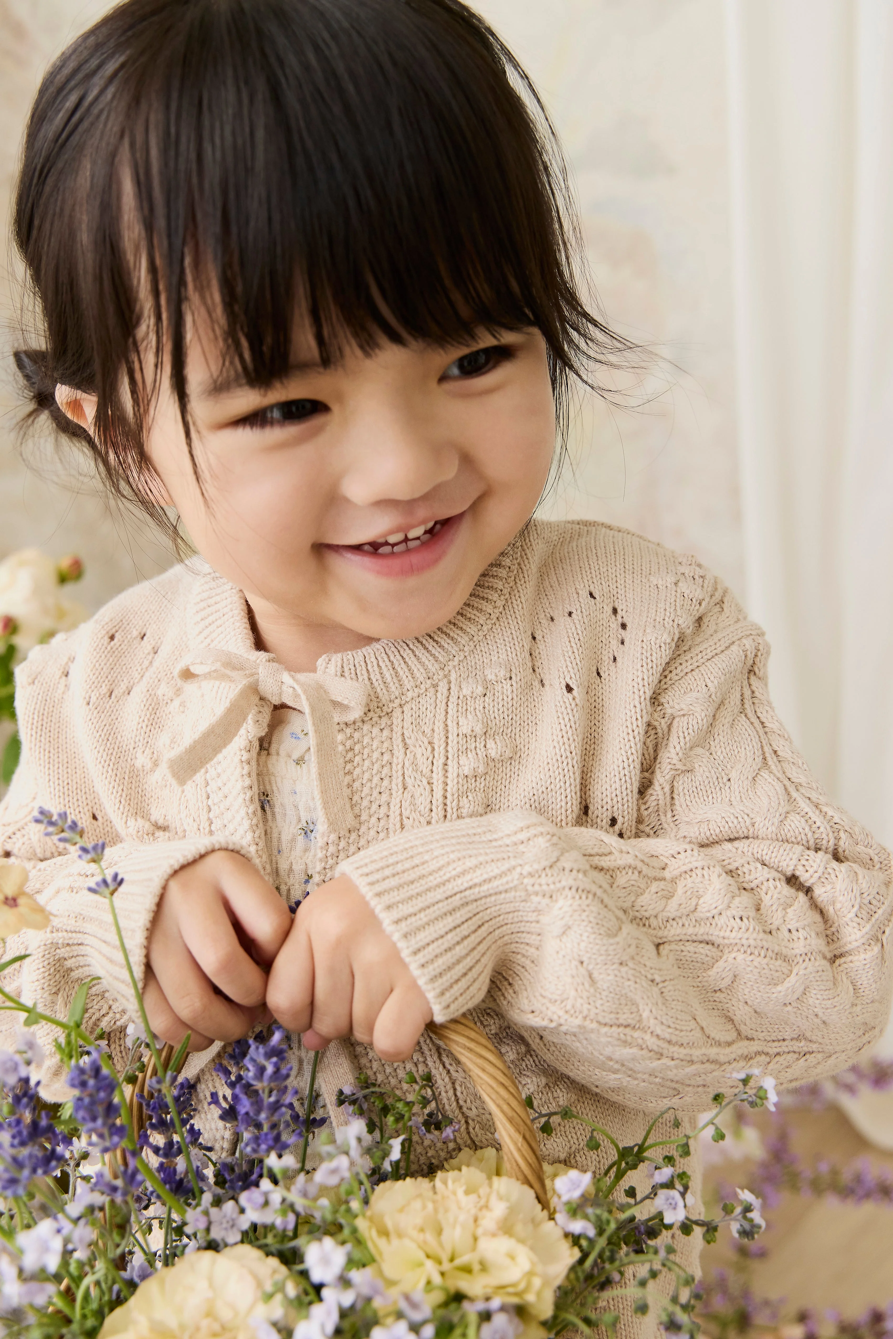 Josephine Cardigan - Light Oatmeal Marle - Image 7