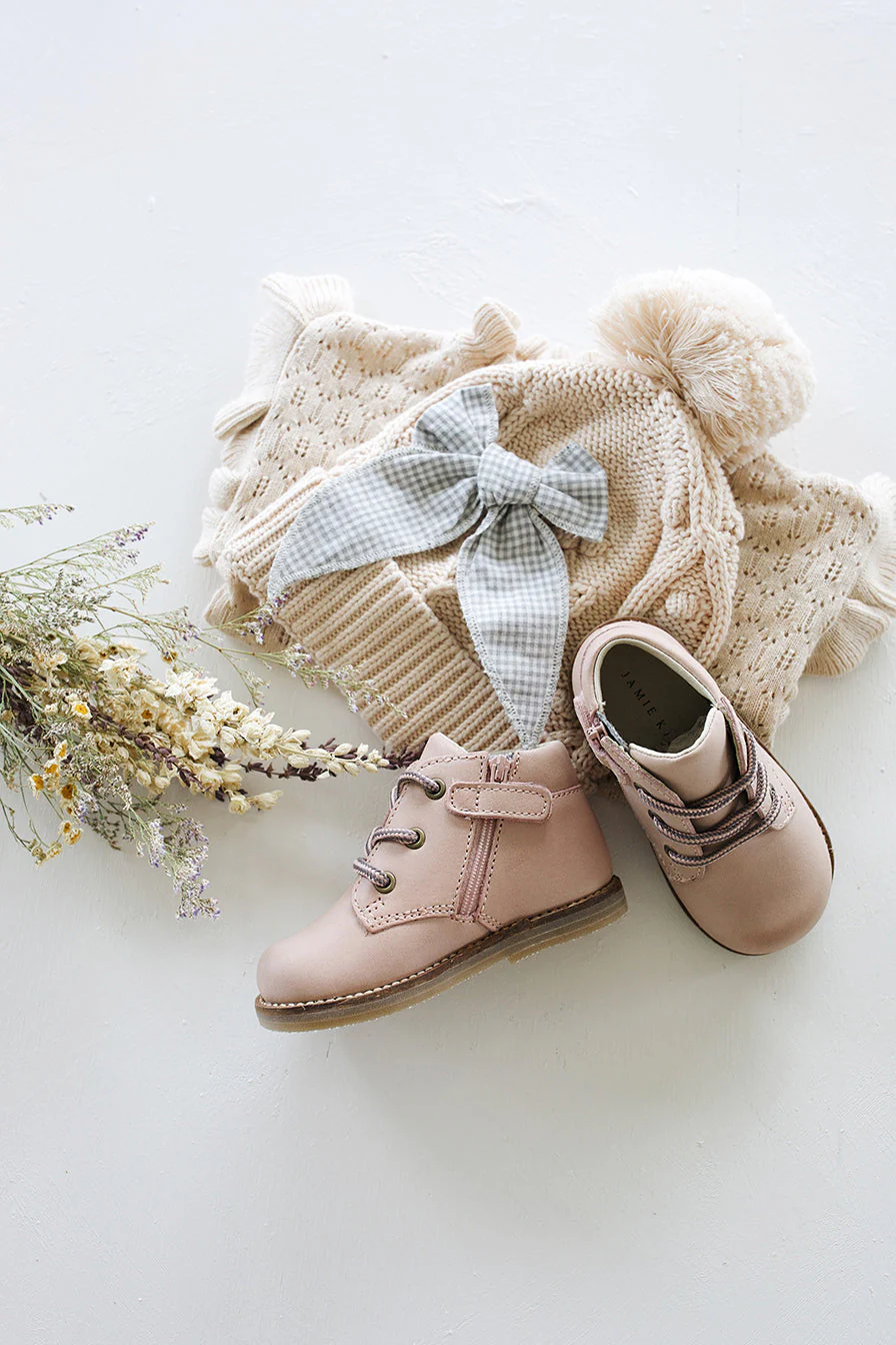 Leather Boot - Blush - Image 6
