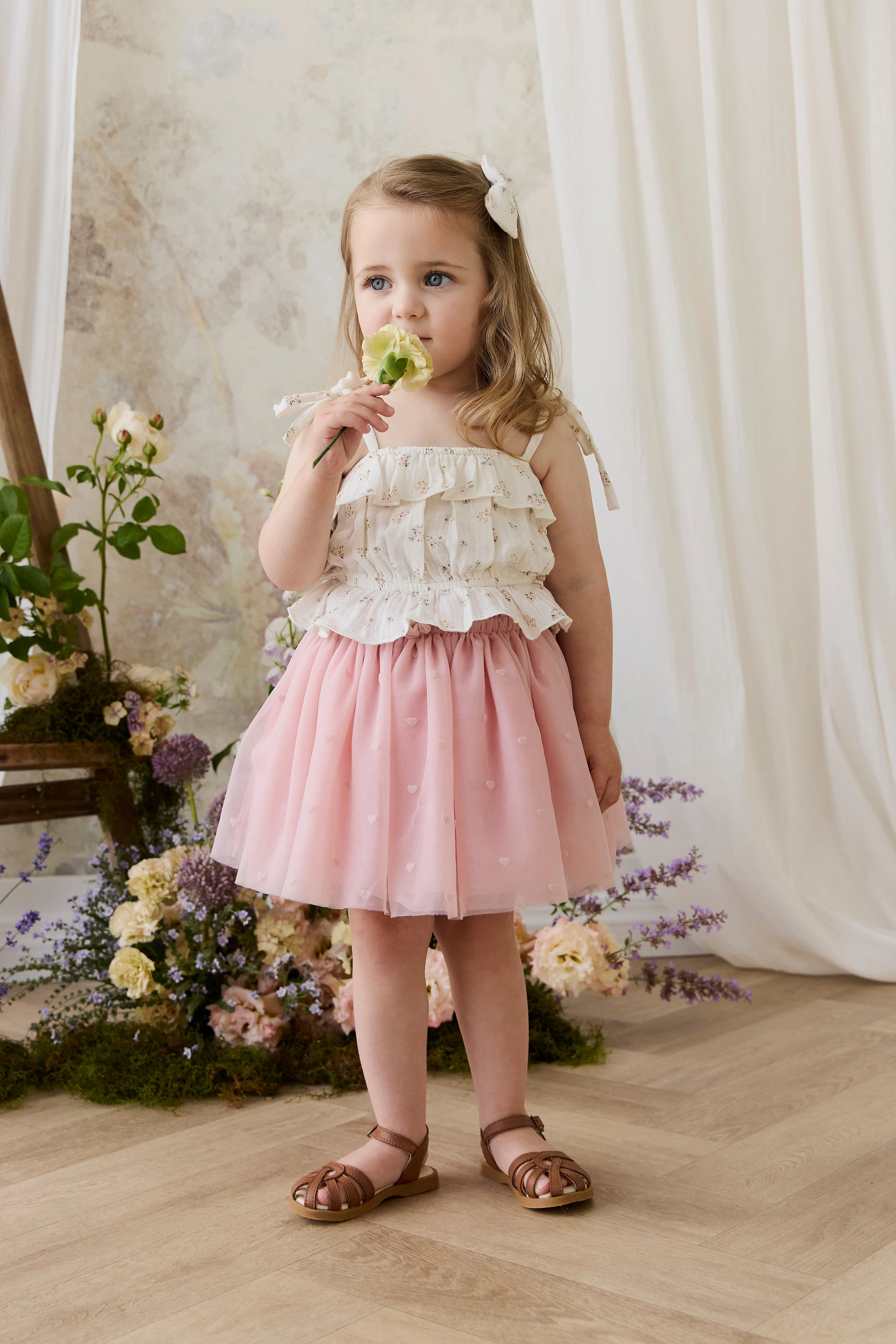 Lottie Skirt - Petite Heart Carnation - Image 8