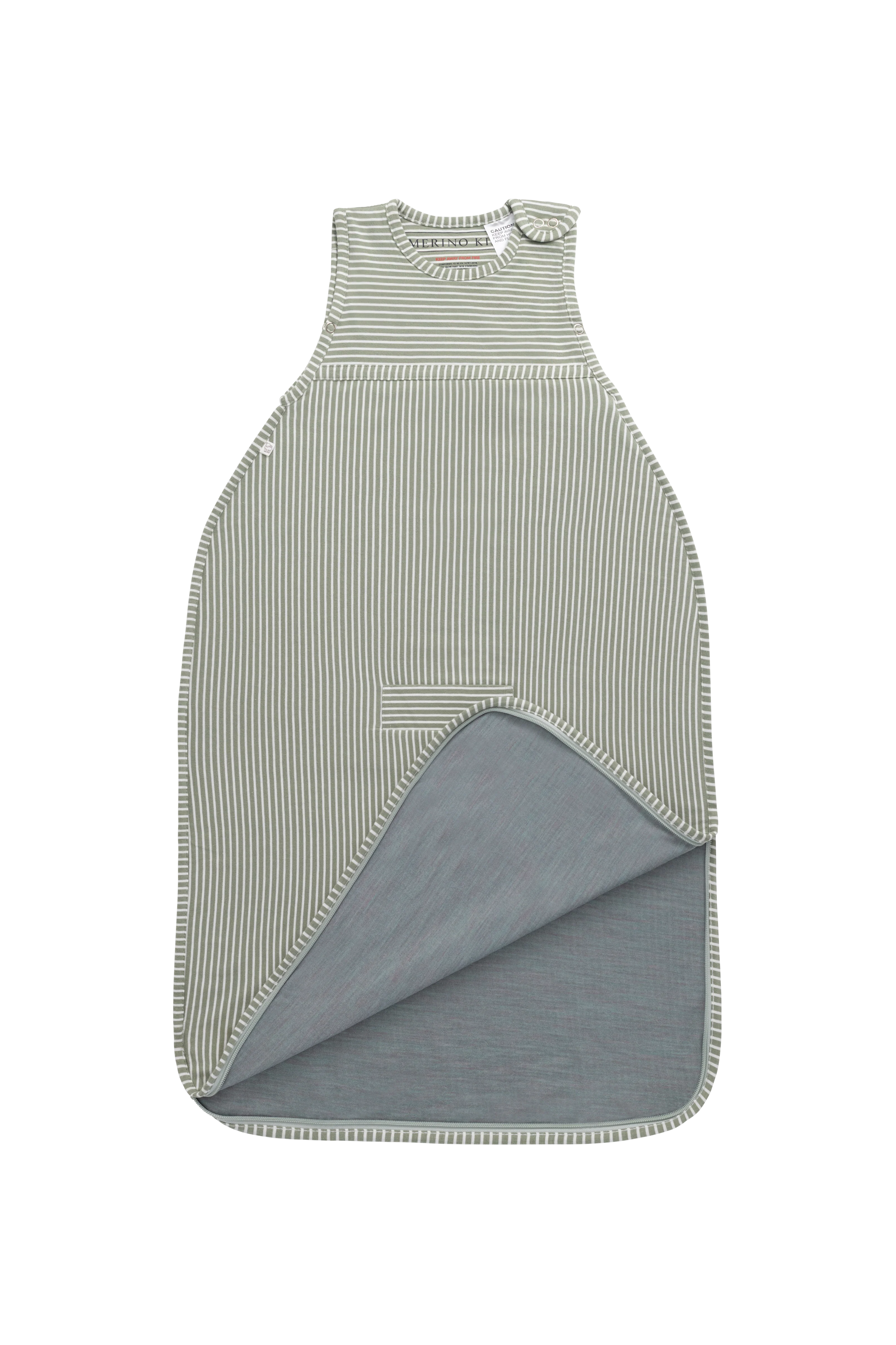 Merino Kids Go Go Bag - All Seasons - Olive Stripe - Image 9