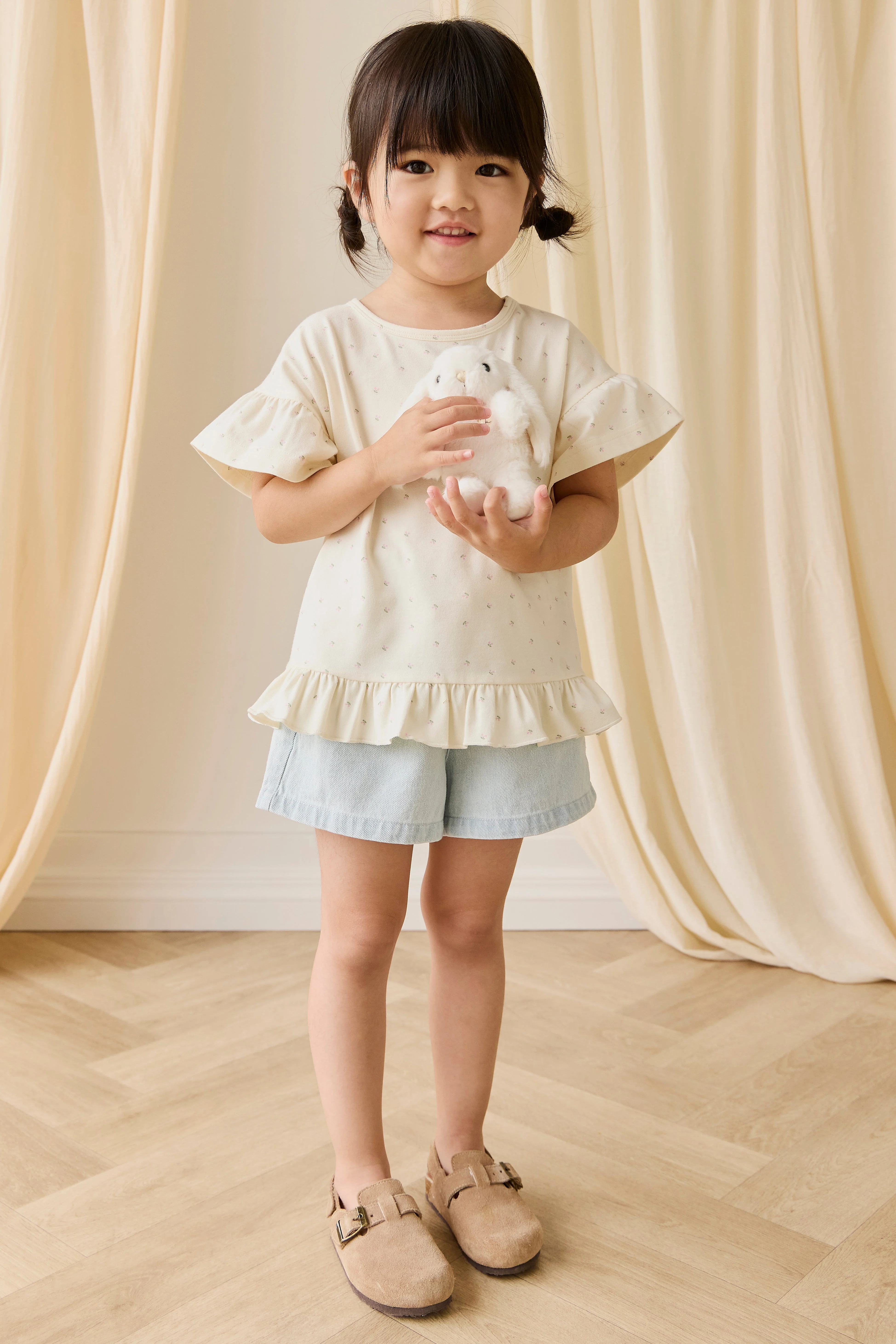 Organic Cotton Caydence Top - Ditsy Cherries - Image 4