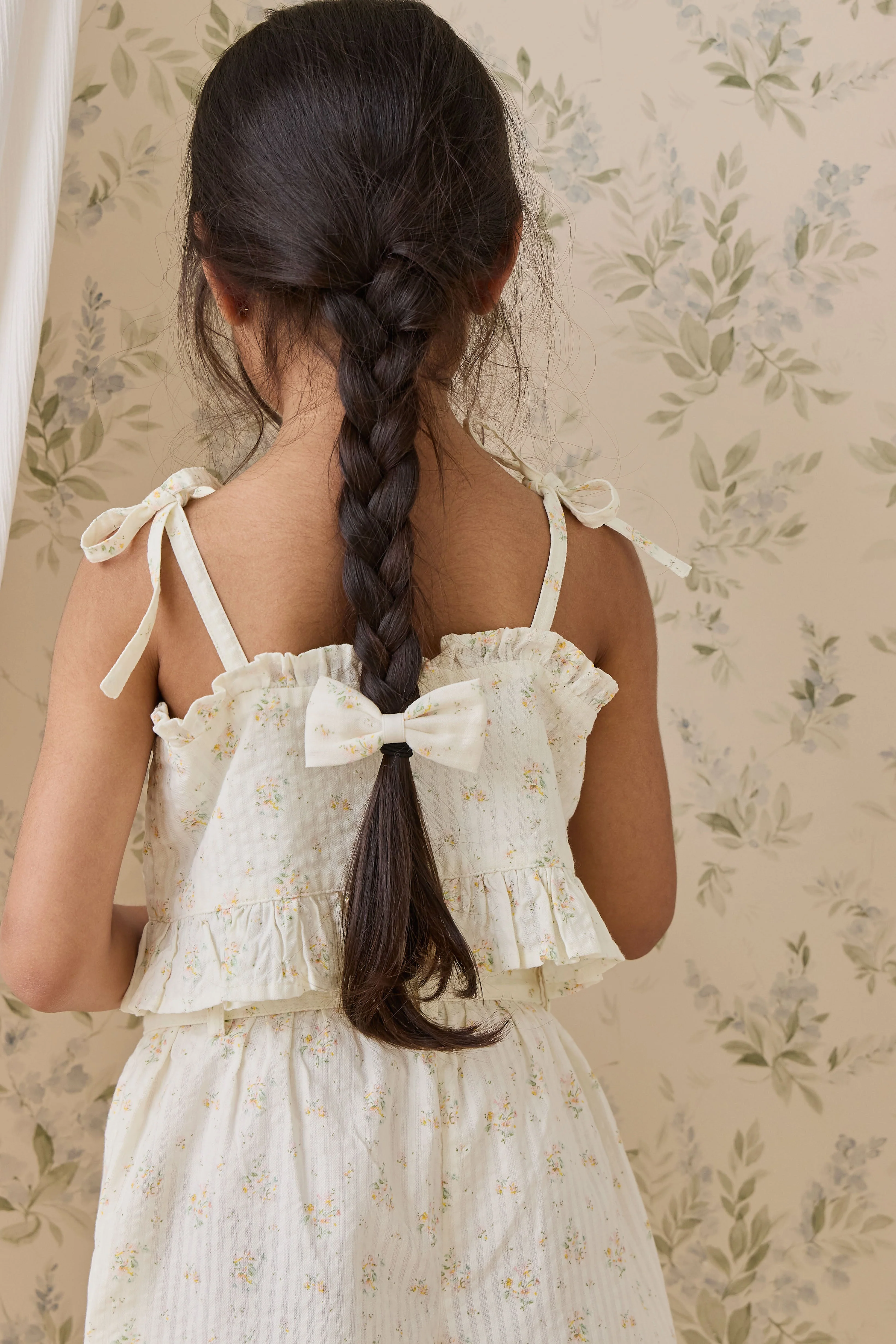 Organic Cotton Desiree Bow-Justine Parchment - Image 4