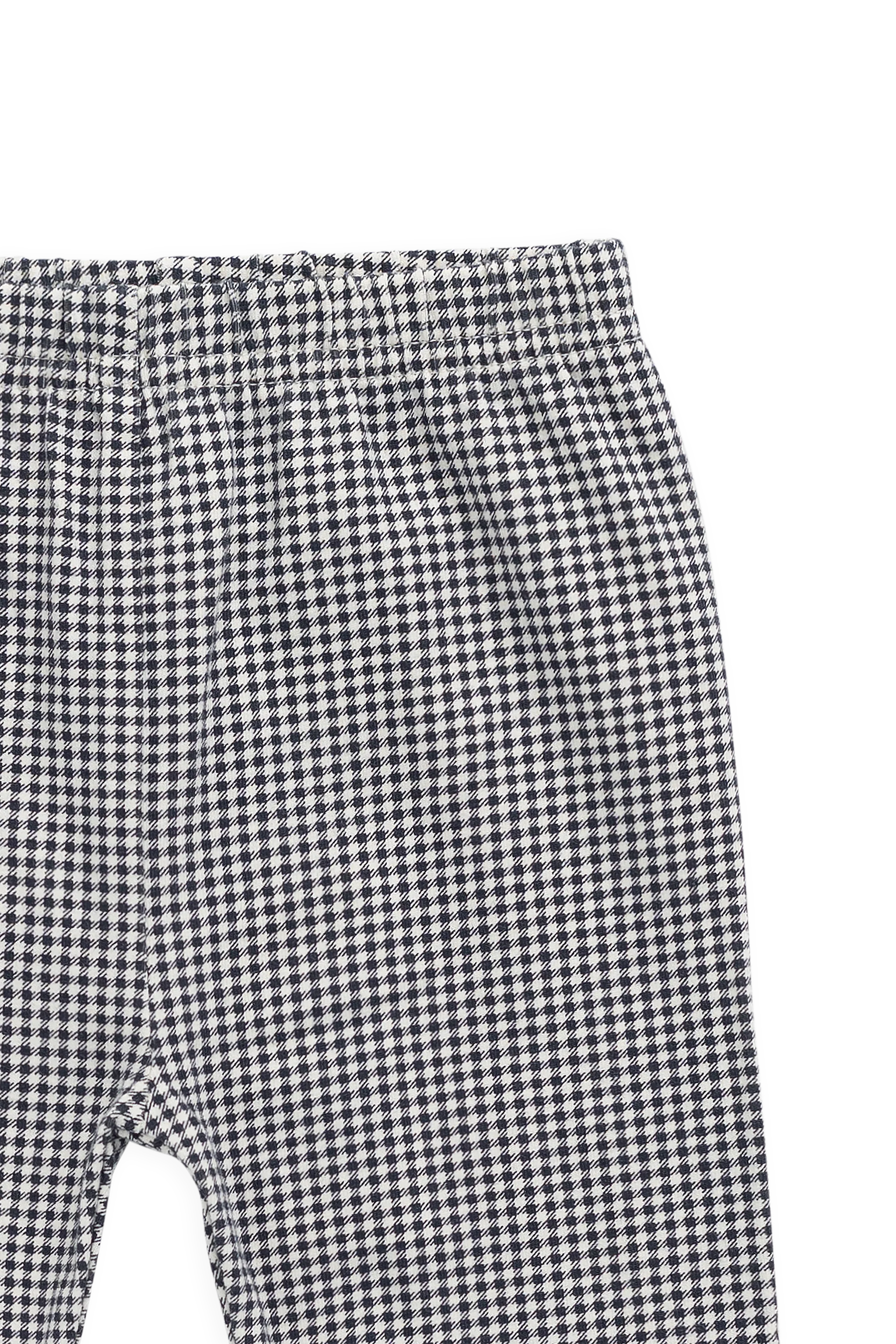 Organic Cotton Everyday Legging - Dash Gingham Navy - Image 4