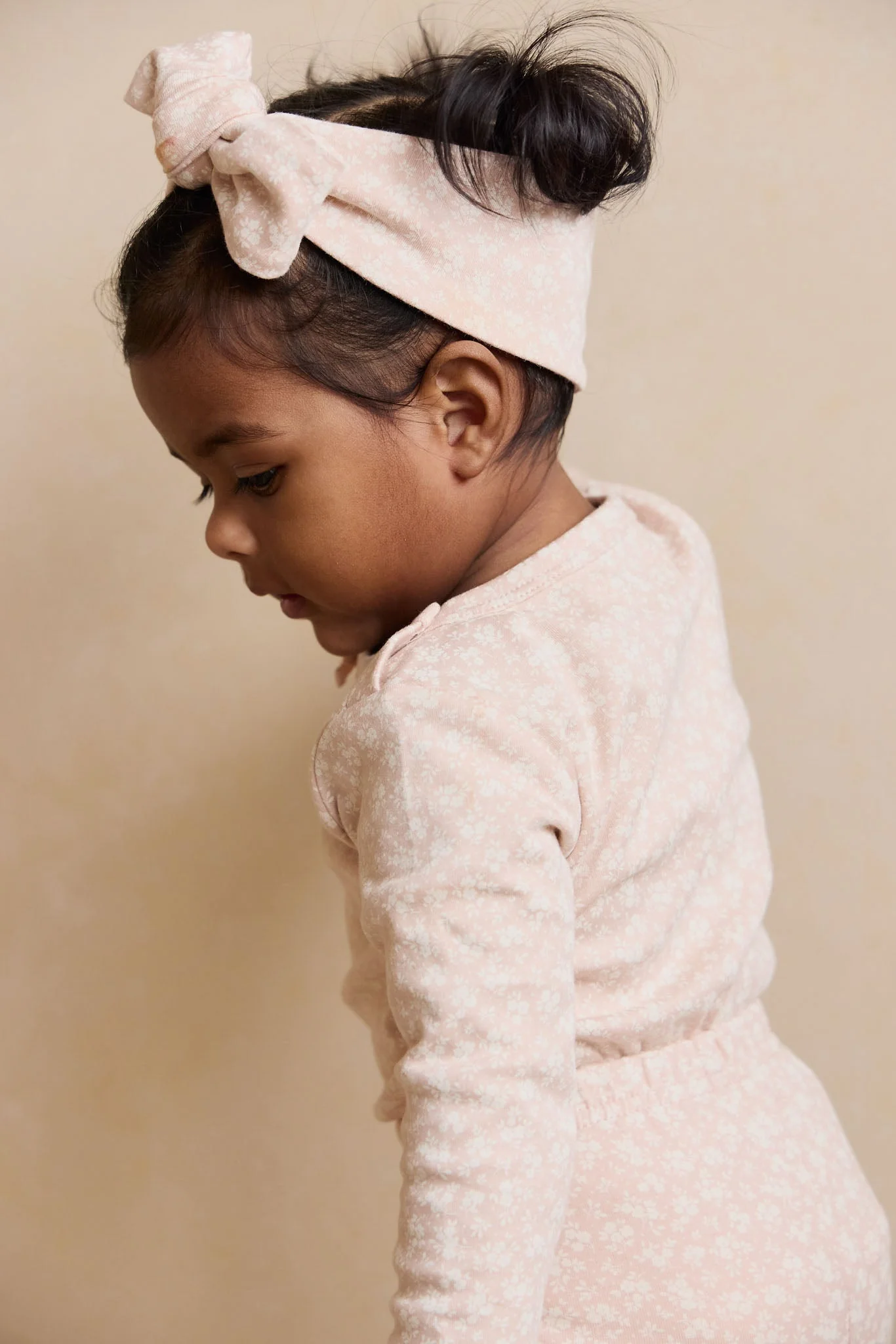 Organic Cotton Headband - Rosalie Field Rose - Image 7