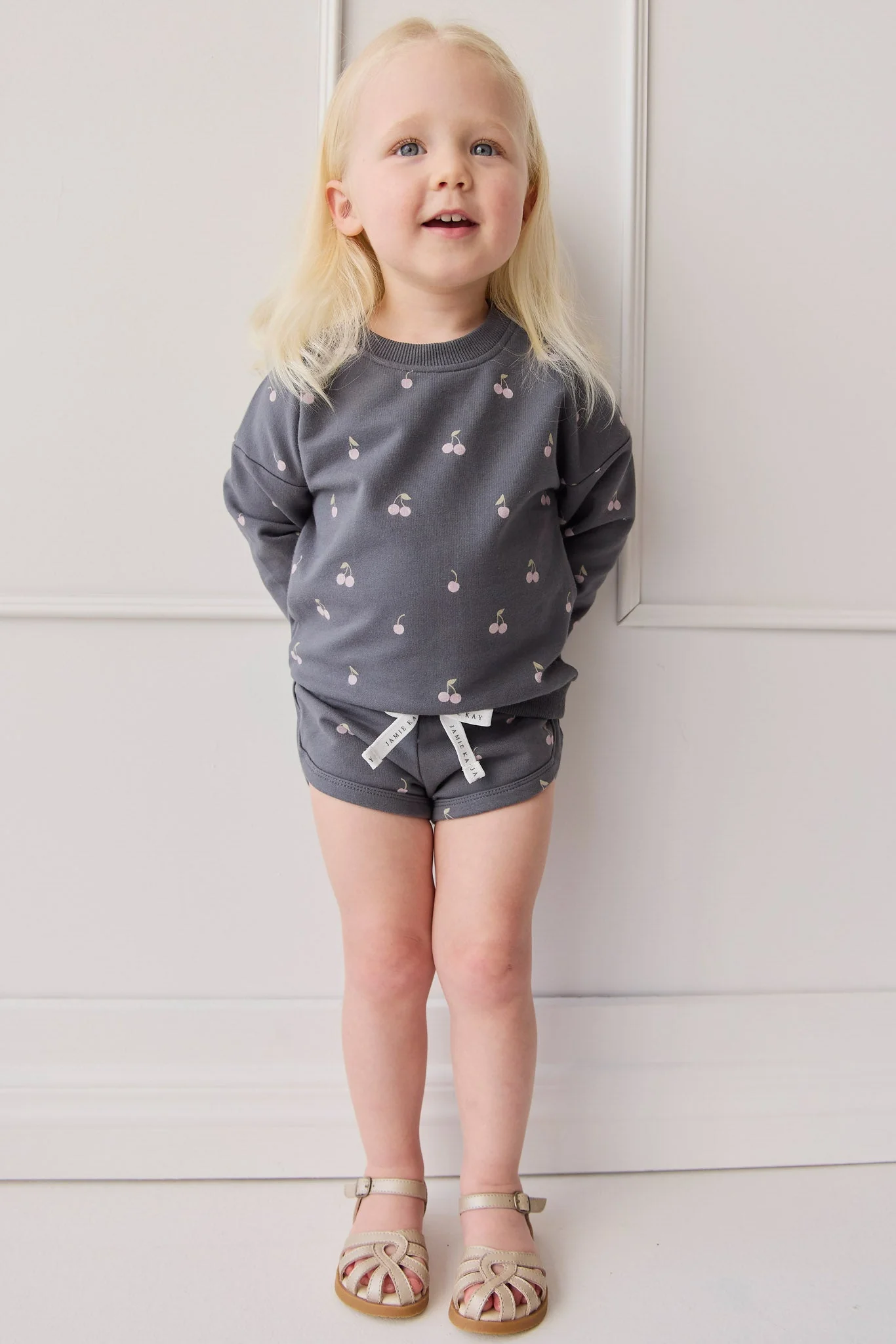 Organic Cotton Ivy Shortie - Cherry Love Lava - Image 4