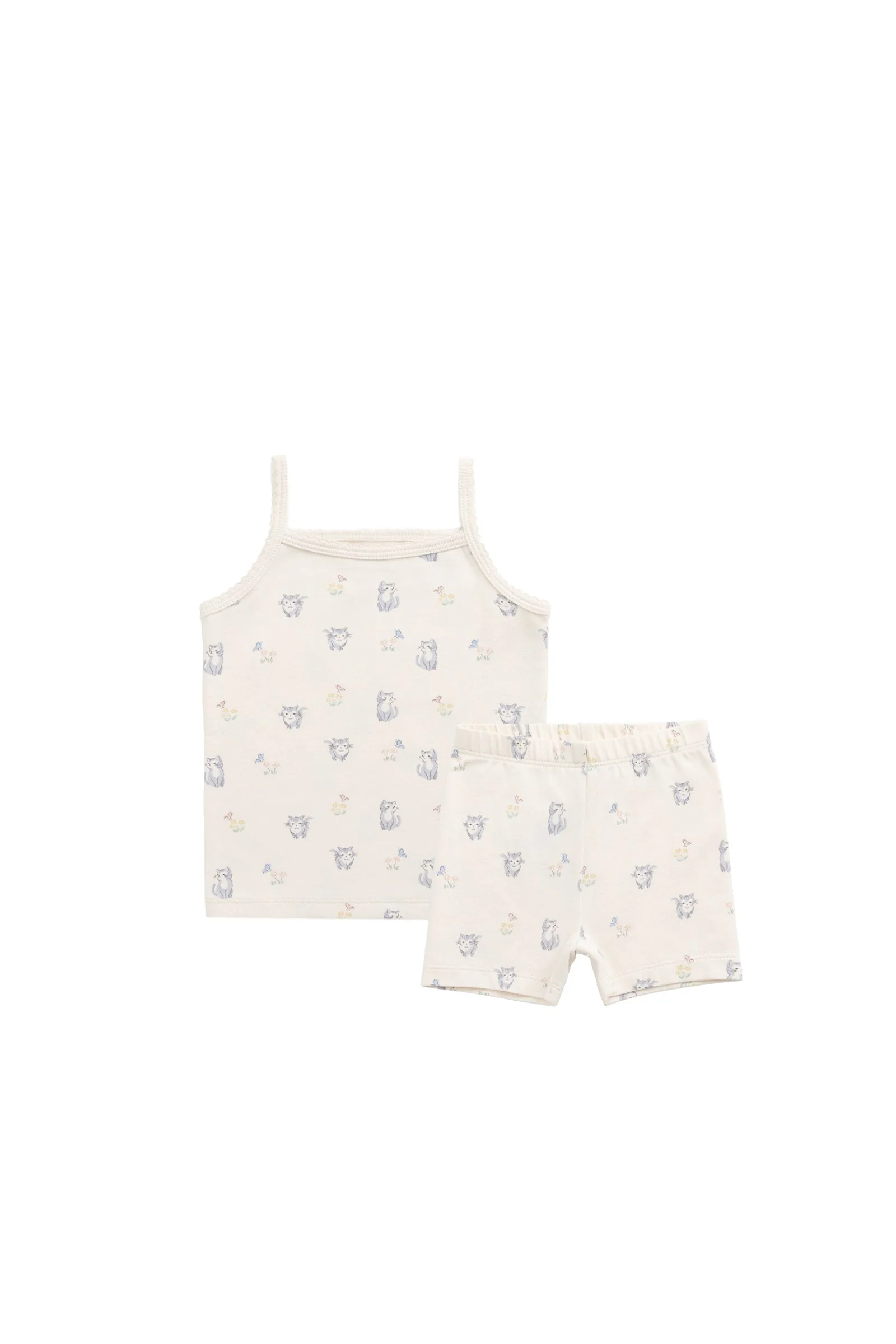 Organic Cotton Jolie Singlet Pyjama Set - Charlies Butterflies - Image 2