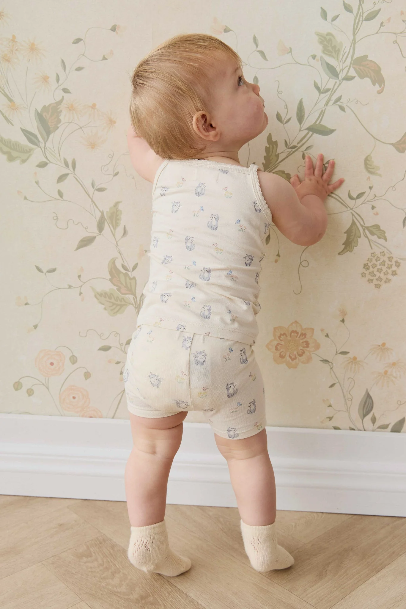 Organic Cotton Jolie Singlet Pyjama Set - Charlies Butterflies - Image 5