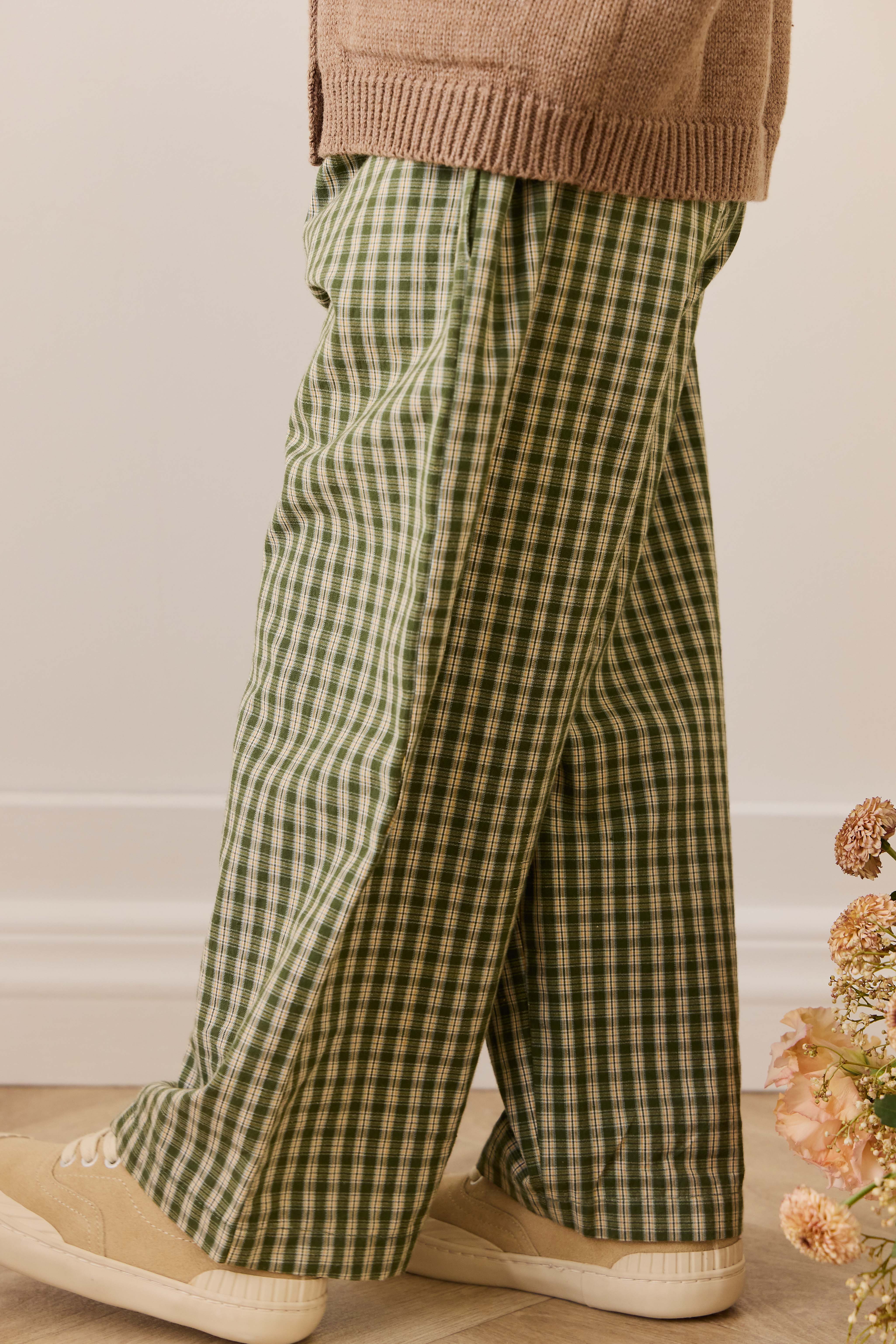 Organic Cotton Kenji Pant - Ravine Check - Image 4