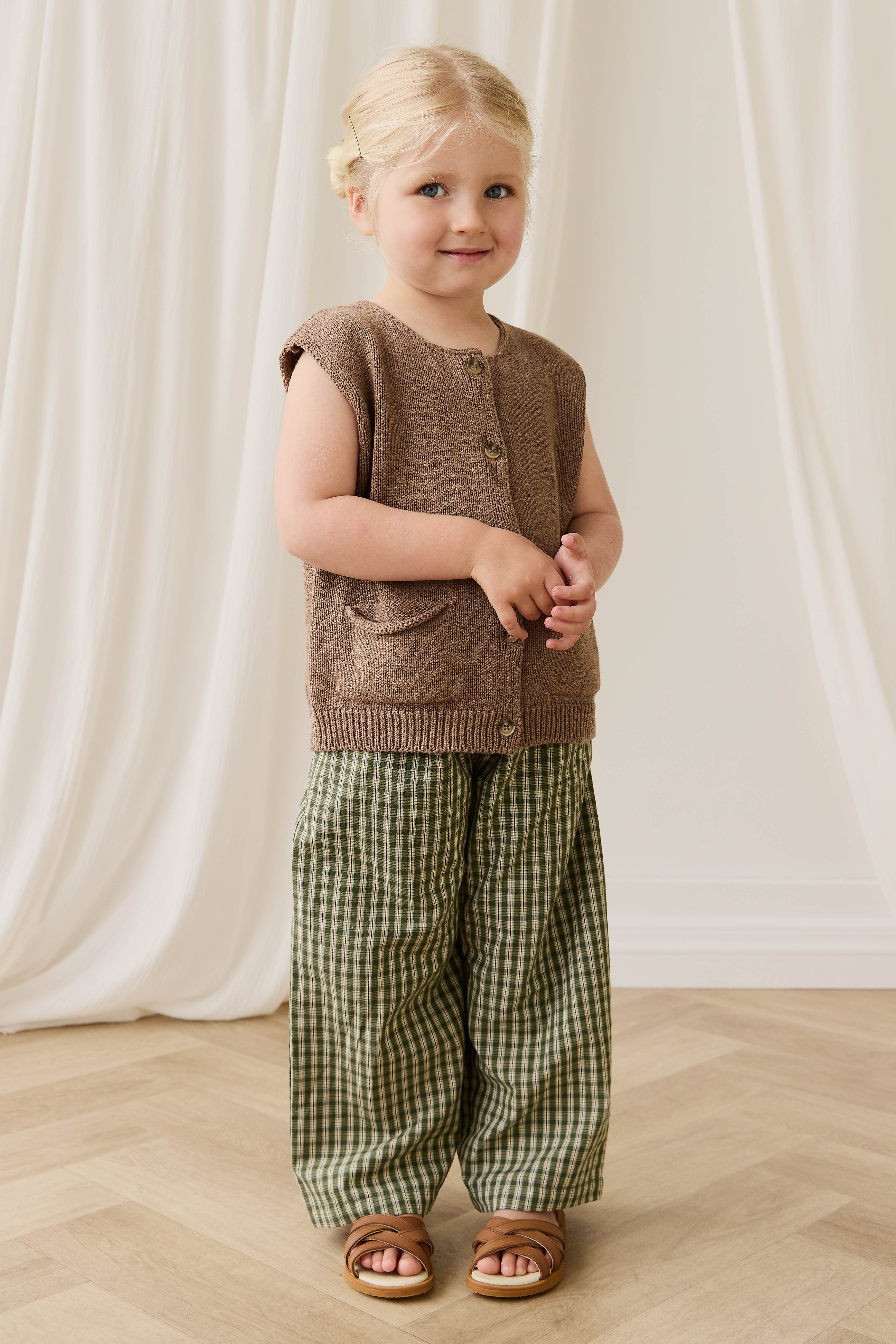 Organic Cotton Kenji Pant - Ravine Check - Image 8
