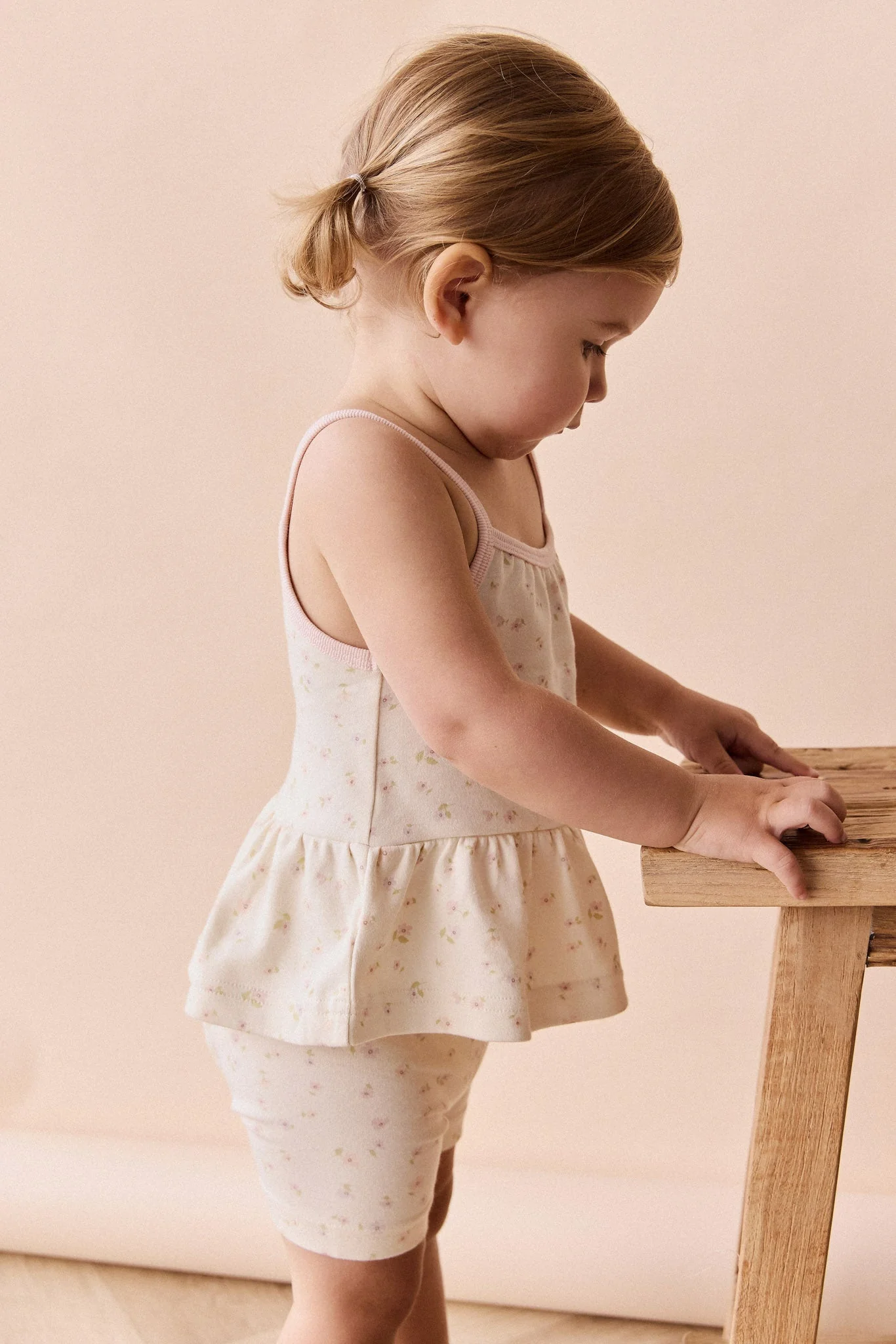 Organic Cotton Meadow Singlet - Briella Whisper - Image 3
