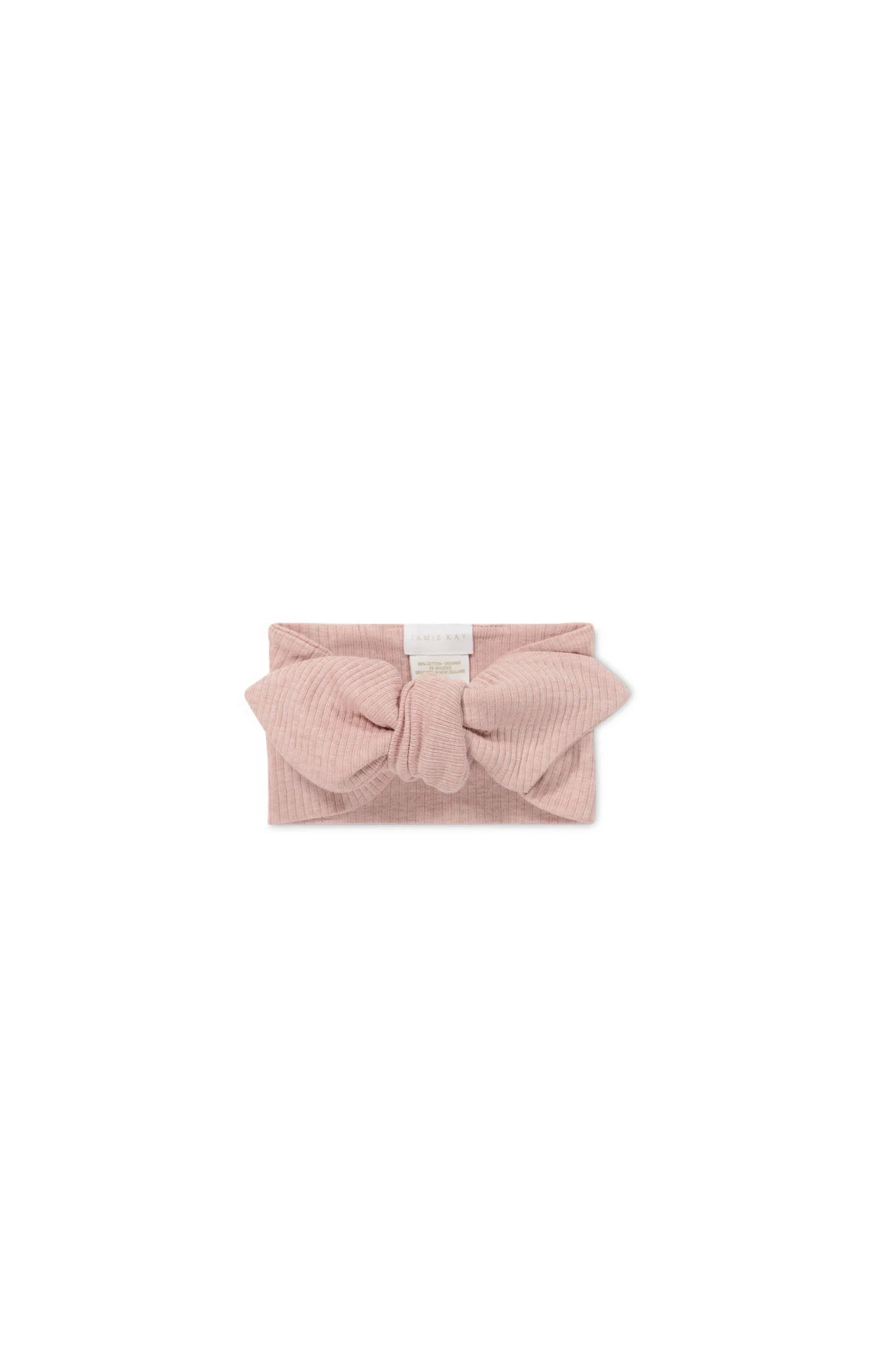 Organic Cotton Modal Lilian Headband - Peony Marle - Image 2