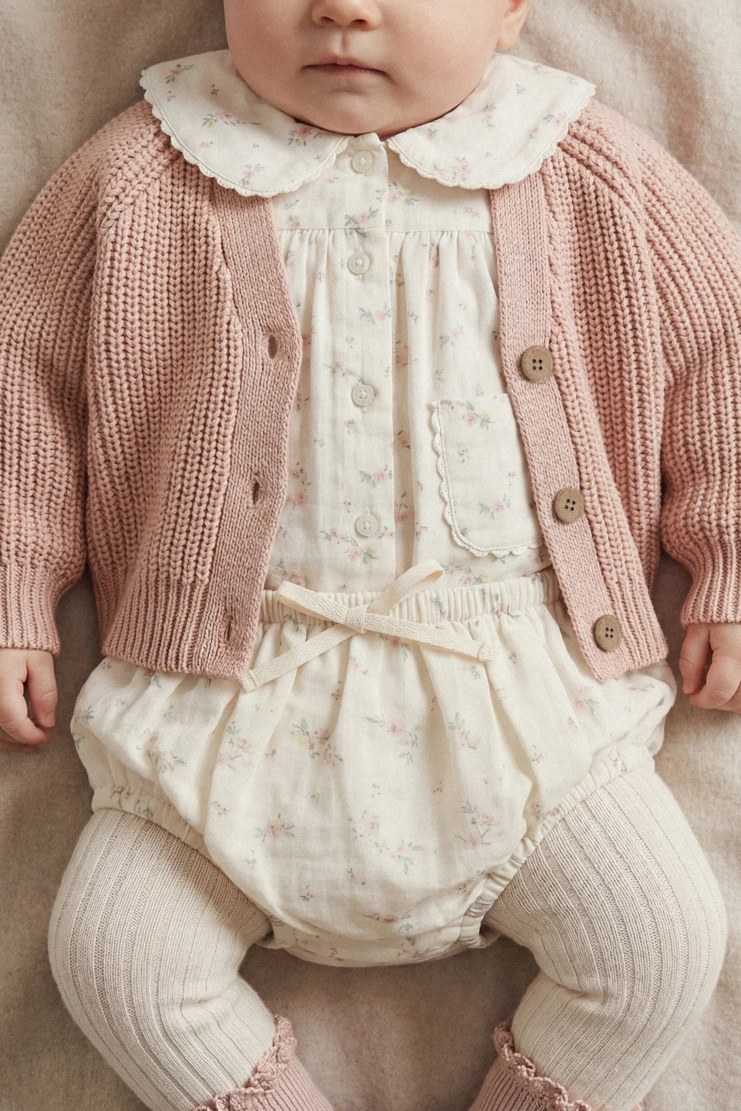 Organic Cotton Muslin Classic Bloomer - Solange Snow - Image 3