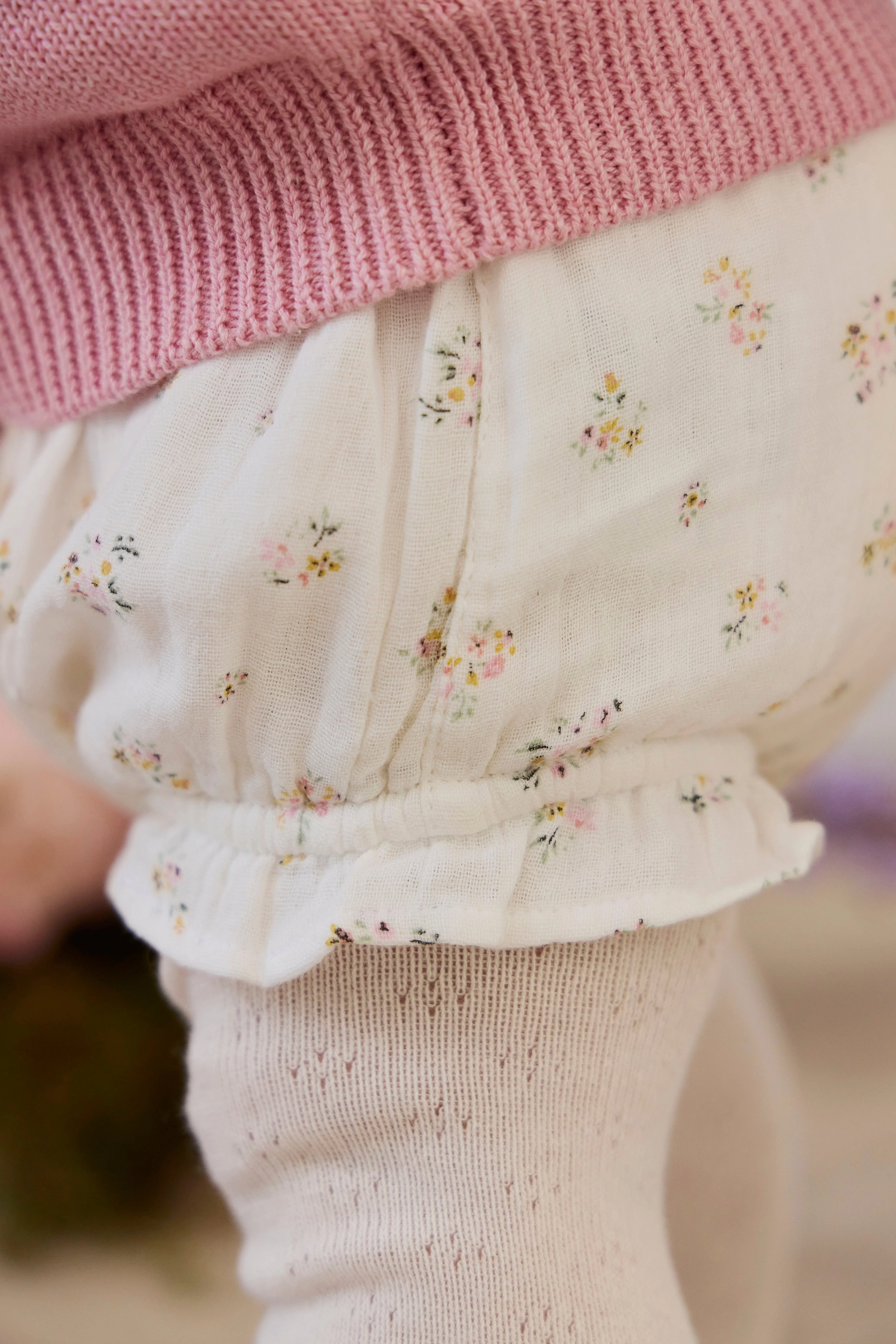 Organic Cotton Muslin Frill Bloomer - Ayla Whisper - Image 2