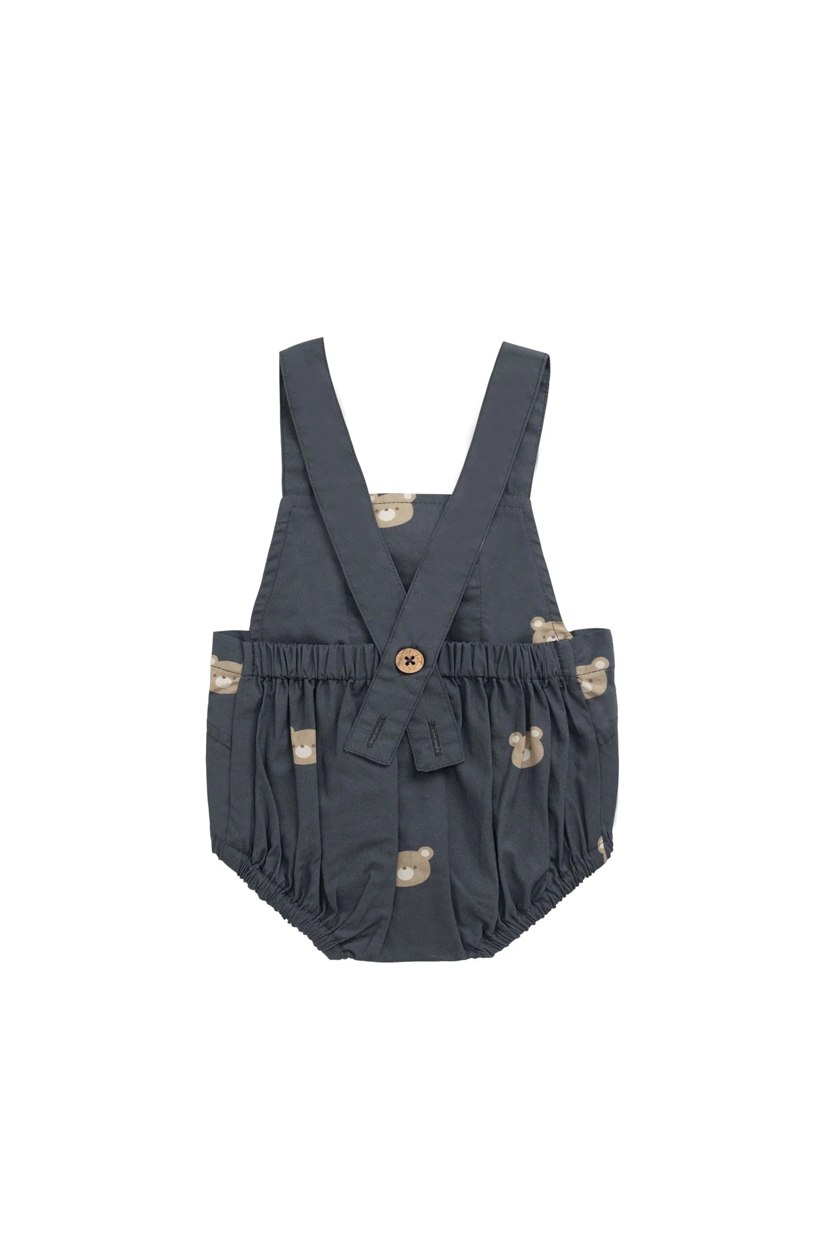 Organic Cotton Robin Playsuit - Bobbie Bears Shadow - Image 3