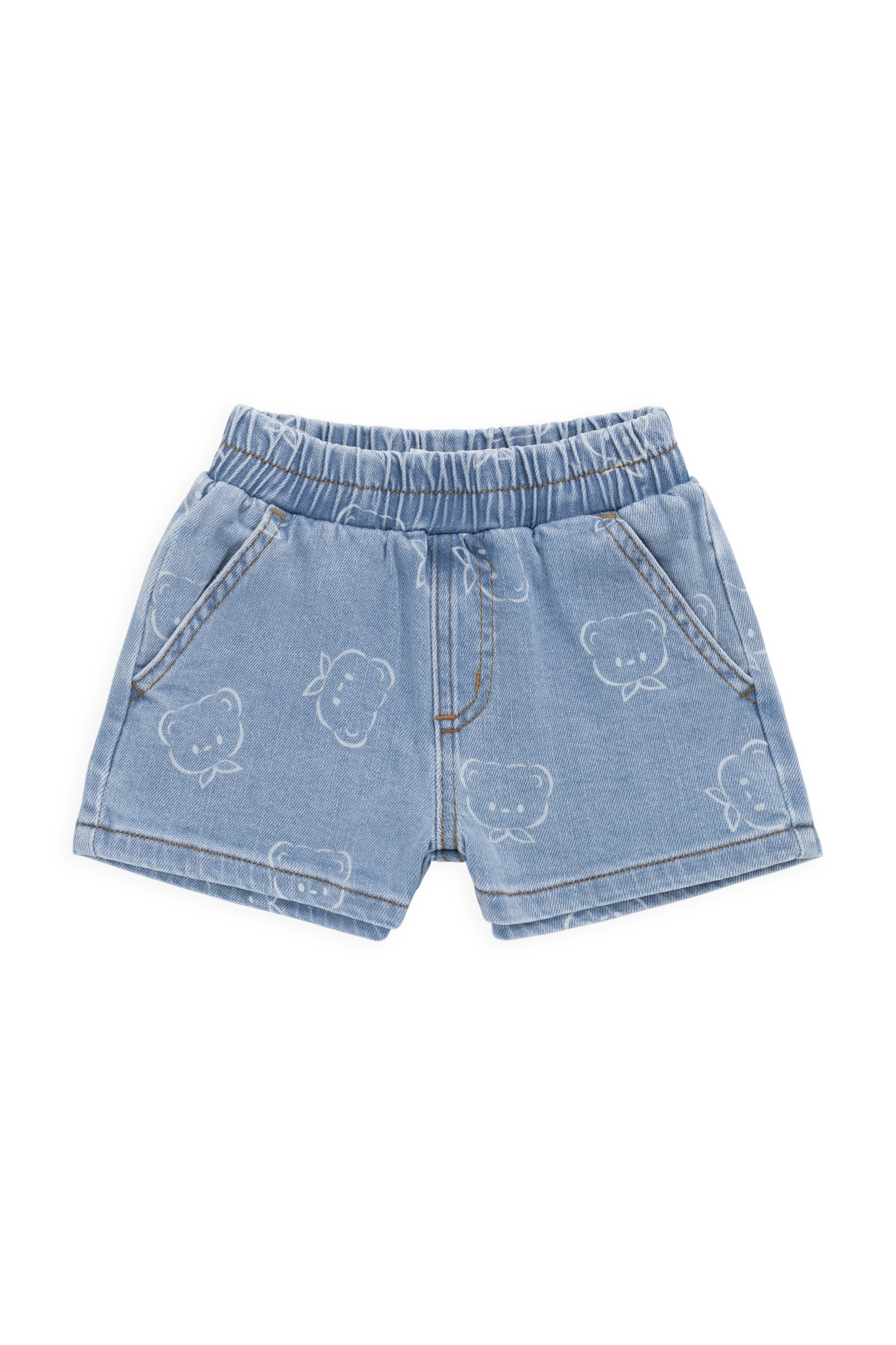 Reid Denim Short - Bowie Bear Denim - Image 2