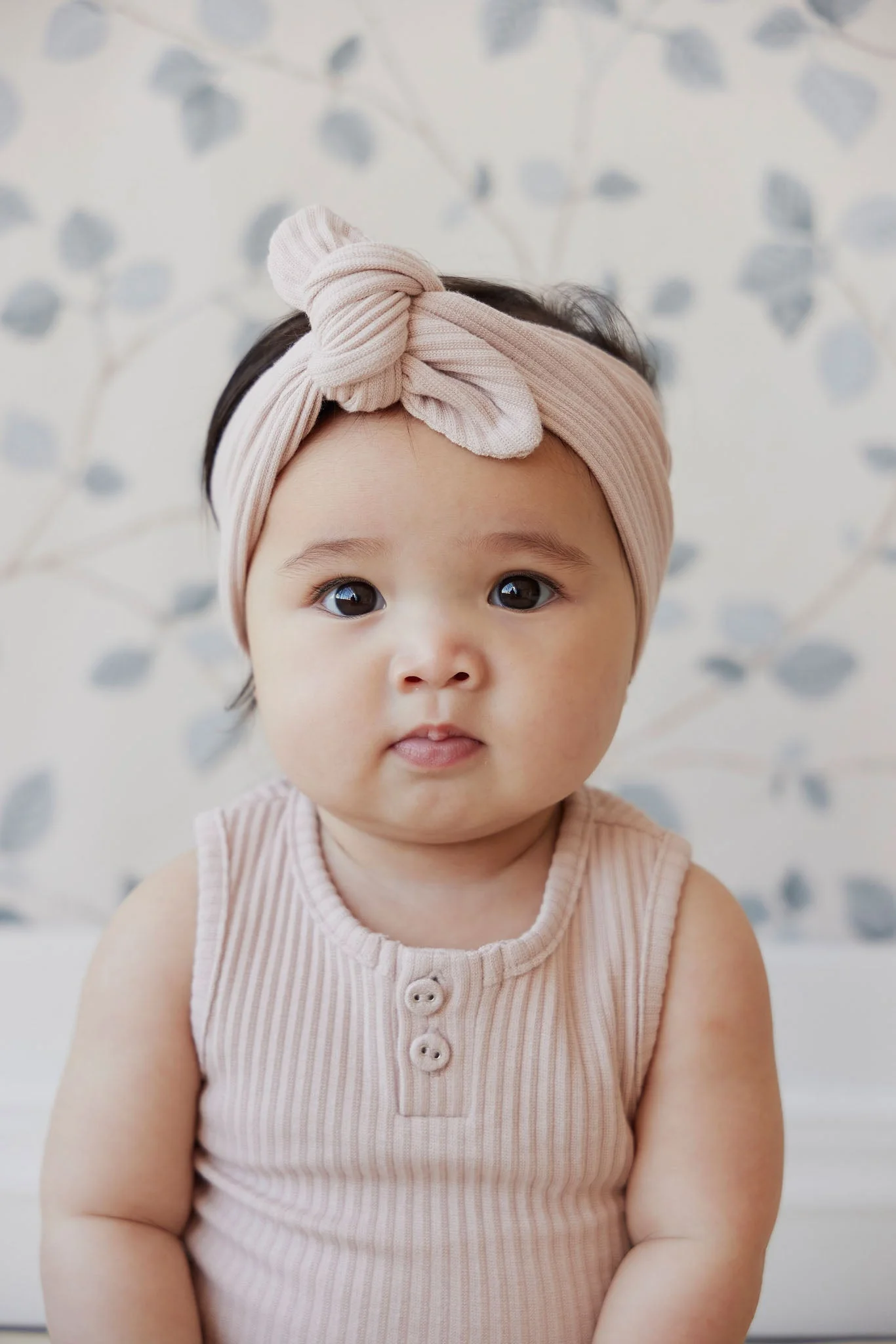 Rib Headband - Whisper Pink - Image 3